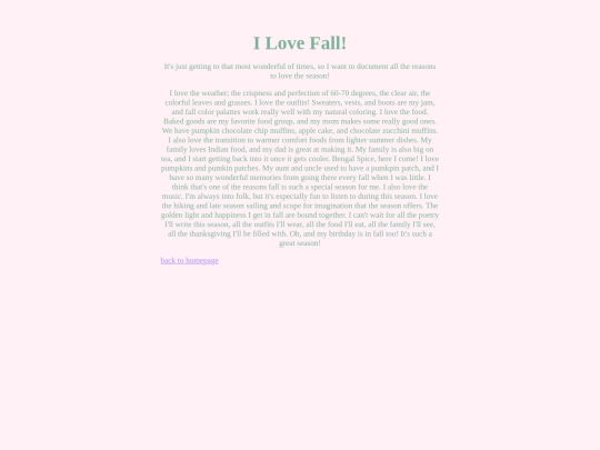 ilovefall screenshot