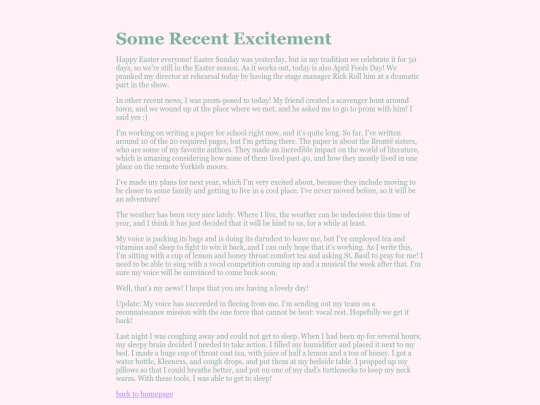 somerecentexcitement screenshot