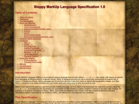 smul-spec screenshot
