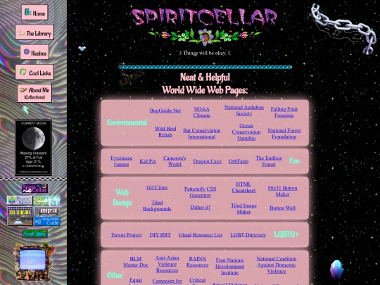 links screenshot