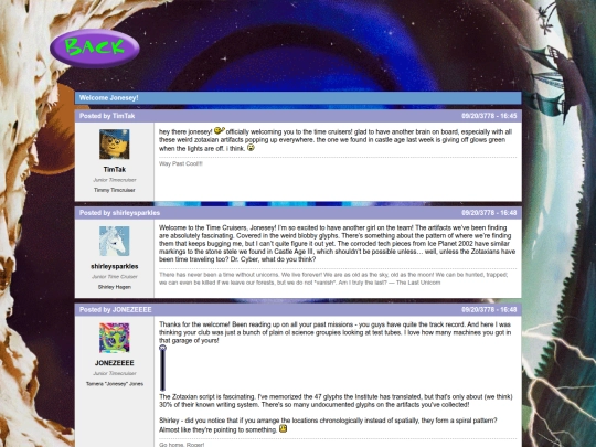 welcome-jonesey! screenshot