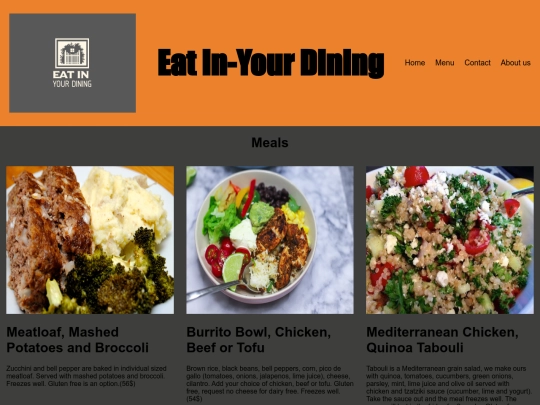 Meals screenshot