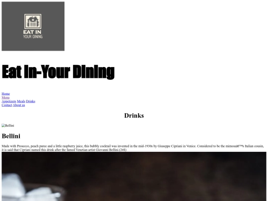 drinks screenshot