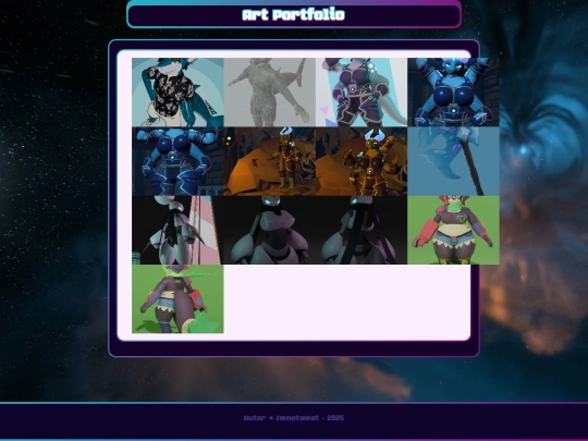art_portfolio screenshot