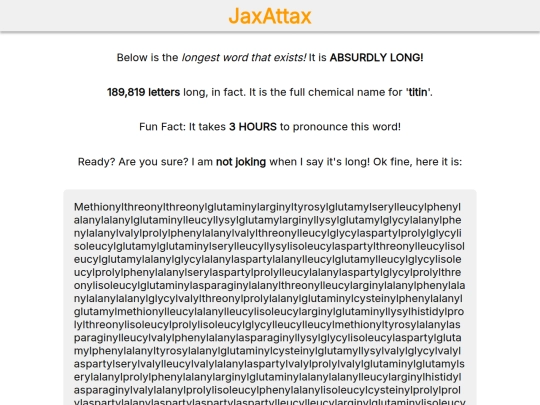 longest-word screenshot