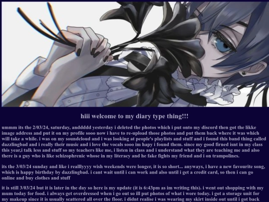 blog-diary-thing screenshot