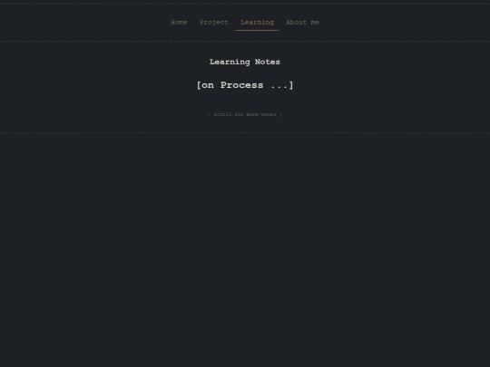 learning screenshot