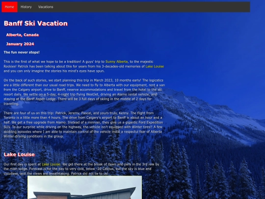 Vacations/2024Banff screenshot