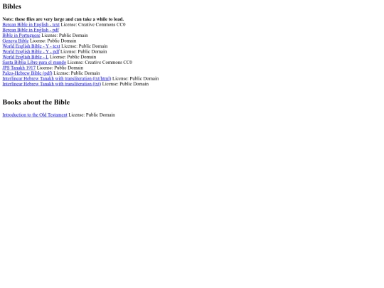 bibles screenshot