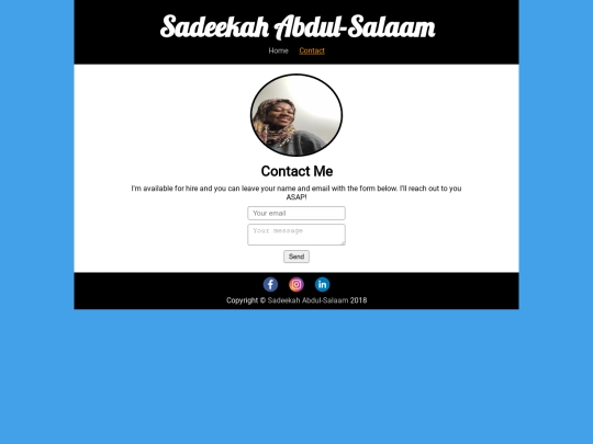 contact screenshot