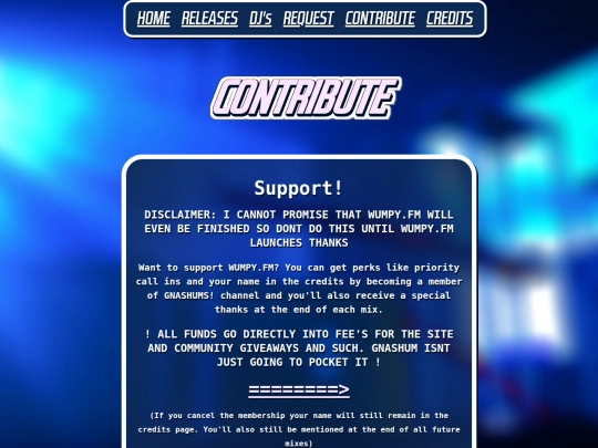 CONTRIBUTE screenshot