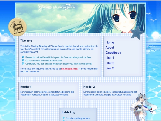 shiningblue screenshot