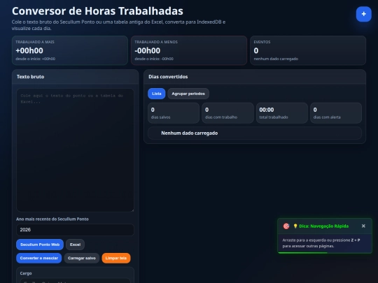 Horarios/Trabalho screenshot