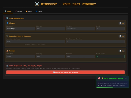 Kingshot/HeroesManagement screenshot