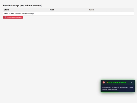 LerStorage/sessionStorage screenshot
