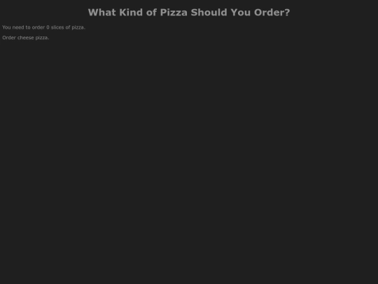 assignments/dinnerPlans screenshot