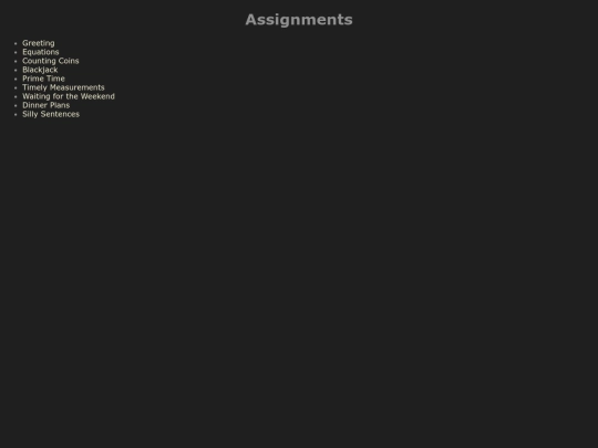 index screenshot