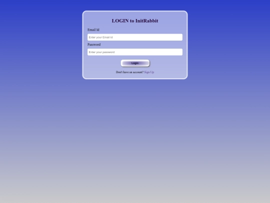 abu project-1/login screenshot
