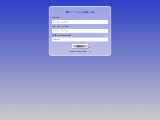 abu project-1/signup screenshot