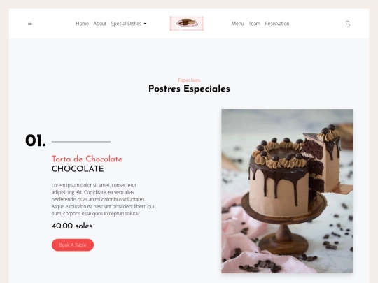 special-dishes screenshot