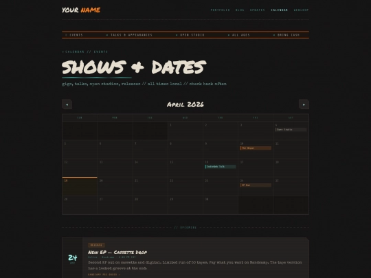 calendar screenshot