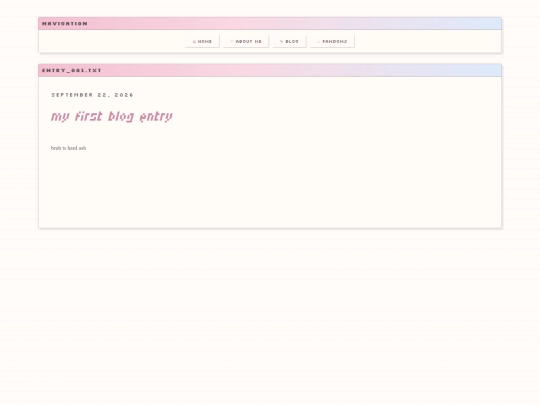 blog screenshot