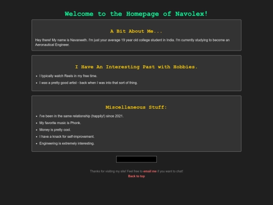 index screenshot
