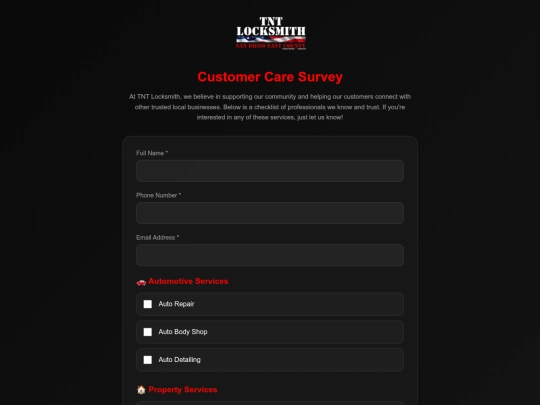customercare screenshot