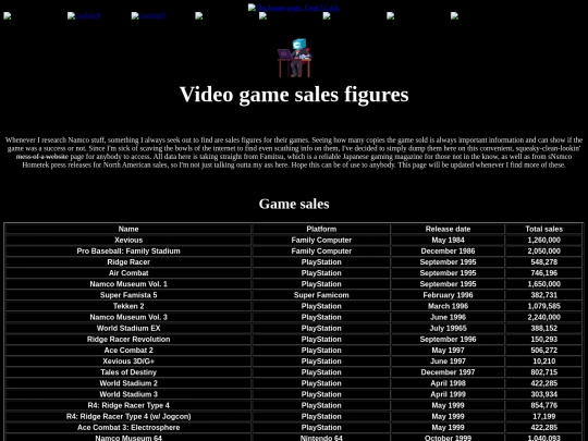 namco_sales screenshot
