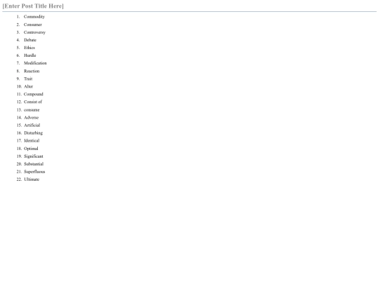 Enter Post Title Here screenshot