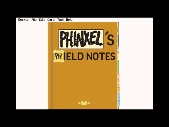 decker/phield-notes screenshot