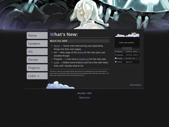 updates screenshot