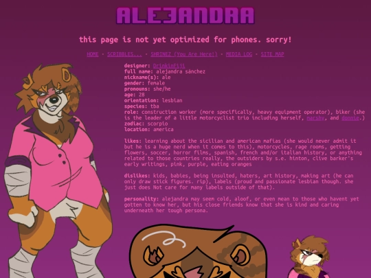 shrines/alejandra screenshot