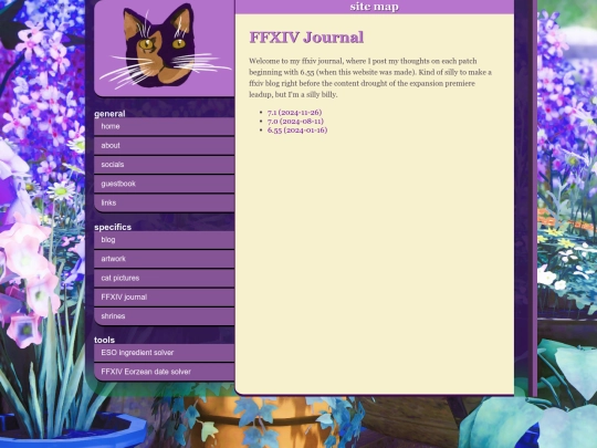 specifics/ffxivjournal screenshot