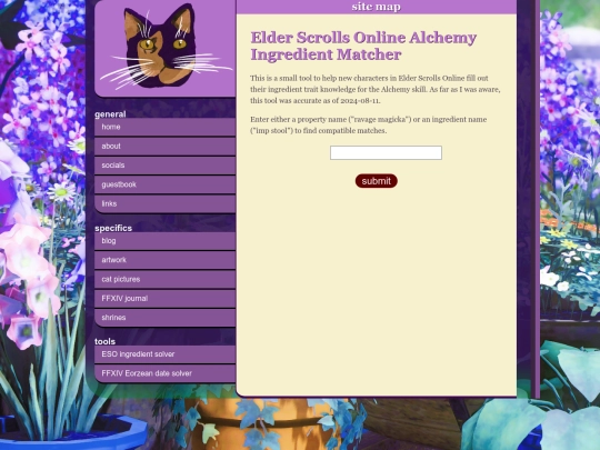 tools/esoingredients screenshot