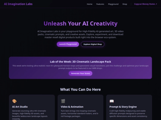 ai-imagination-lab screenshot