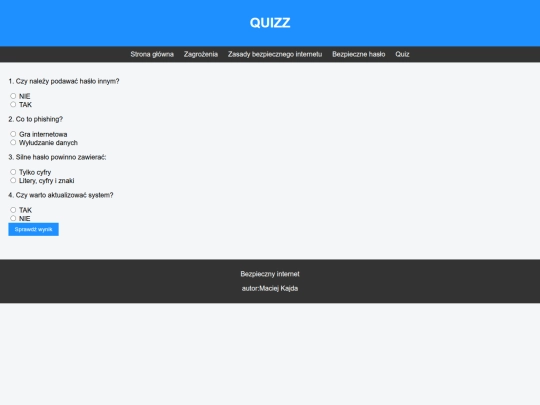 quiz screenshot