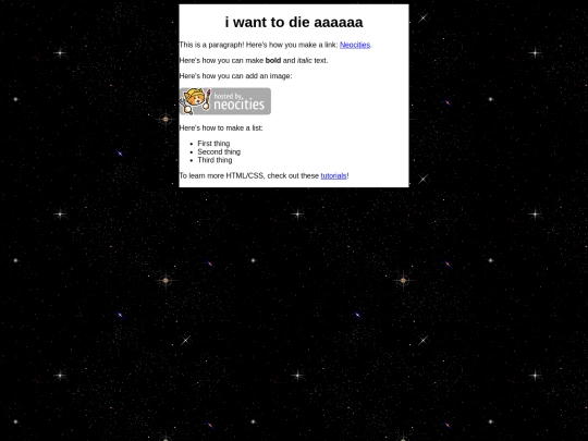 test screenshot