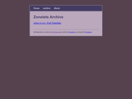 archive screenshot