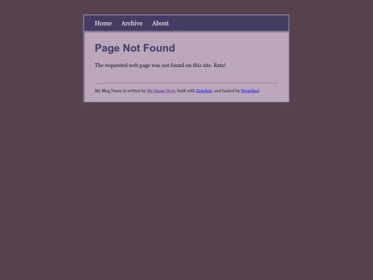 not_found screenshot