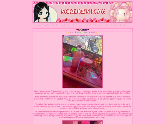 blog screenshot