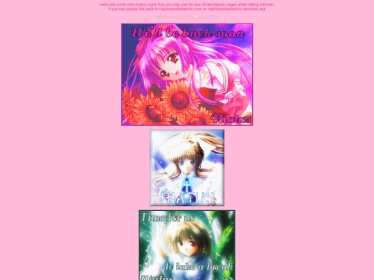hiatussigns screenshot