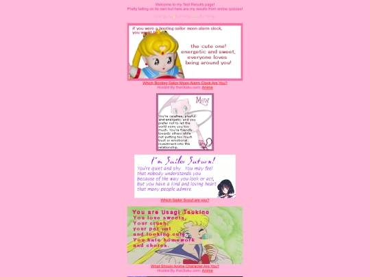 testresults screenshot