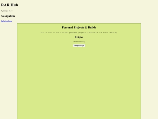 Personal-Projects.htm/RAR-Hub screenshot