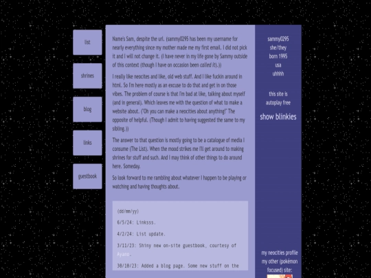 index screenshot