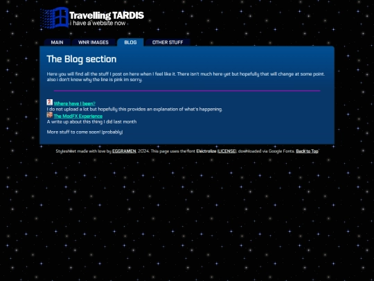 blog screenshot