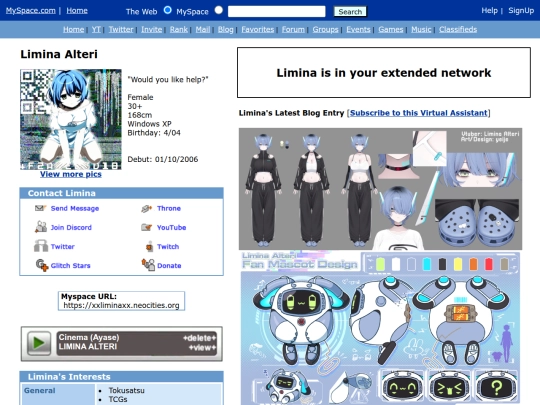 myspace screenshot