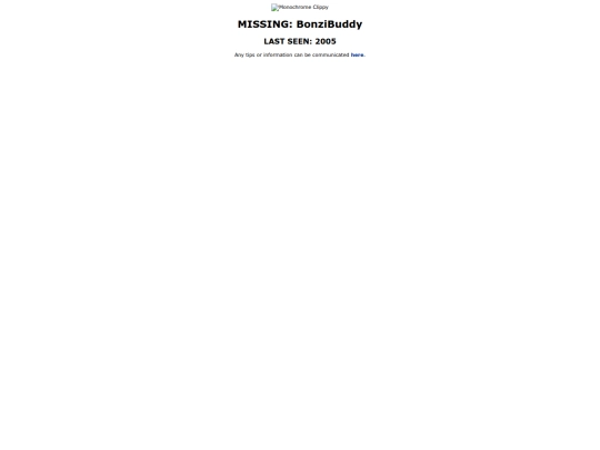myspace/ripbonzi screenshot