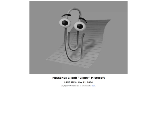 myspace/ripclippy screenshot