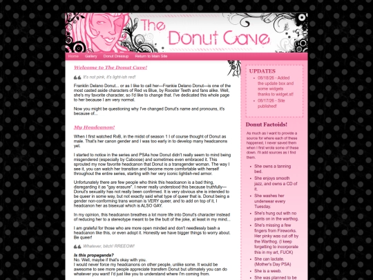 donut/home screenshot
